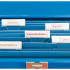 DYMO D1 Label Maker Tape - 12mm (1/2") - Red Print on White Label-Colour: Red on White