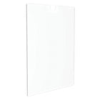 Deflecto Superior Image Cubicle Sign Holde - Portrait - 8 1/2"W x 11"H - Clear-Cubicle Sign Holder hangs on partition wall panels