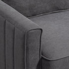 HOMCOM Loveseat Sofa - Dark Grey-Assembly required