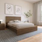 Nexera James Headboard - Full Size - Brown Oak-Warranty Included: For added peace of mind, this headboard comes with a one-year warranty, ensuring a stylish and functional upgrade to your bedroom