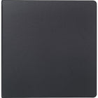 Staples Standard Binder with Label Holder and D-Rings - 2" - Black-Pages lie flat with back-mounted rings