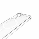 Blu Element DropZone Rugged Compatible with MagSafe for Galaxy S25+ - Clear-Clear Anti-scratch polycarbonate