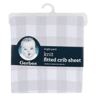 Gerber Childrenswear Knit Crib Sheet - Celestial - Checker-Our essentials have been independently certified with STANDARD 100 by OEKO-TEX  so that you don’t have to worry about harmful substances
