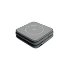 LBT Mag Stream 3-in-1 Magnetic Charging Desktop Origami Stand - Dark Grey-An all in one charging solution for your iPhone, Apple Watch, and Apple AirPods