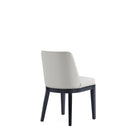 Manhattan Comfort Gansevoort 19" Modern Faux Leather Upholstered Dining Chair - Stone Grey - Set of 2-Made to Last. Commercial Grade Product