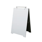 Futech Aluminum A-Board - 18" x 30" - White-Weather-Resistant Aluminum Frame: Made from durable aluminum that stands up to everyday outdoor use while keeping a clean, professional look outside your business.