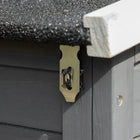 PawHut 79" Wooden Chicken Coop, Outdoor Hen House Grey-Colour: Grey, White, Black