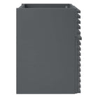 Modway Render 18" Wall-Mount Bathroom Vanity Cabinet - Grey-Full-Extension Drawer