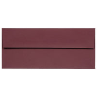 JAM Paper #10 Business Envelopes, 4 1/8 x 9.5, Burgundy, 100 Pack (36395840g)-Burgundy