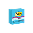 Post-it Super Sticky Notes - 3" x 3" - Electric Blue - 350 sheet - 5 Pack-Post-it Super Sticky Notes stick and re-stick so your thoughts get noticed.