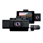 myGEKOgear Scout Pro 2K 3-Channel Dash Cam-The Scout Pro is a Rideshare friendly 3-channel dash cam shooting 2K (Front), 1080p (In-Cabin), and 1080p (Rear). Provide clear video evidence all around your vehicle when you need it the most.