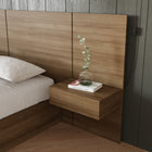 Nexera Milano Floating Nightstand Extension Panel - Brown Oak-7