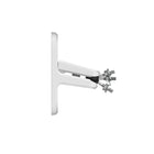 Kanto Universal Satellite Speaker Wall Mount Brackets - White-Cable management hole for hiding cables within wall