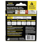 Scotch Mount Multipurpose Gel Tape-WATER-RESISTANT MULTI-SURFACE TAPE: The water-resistant design ensures a strong bond even in wet or humid environments