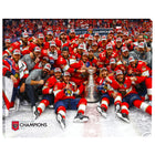 Florida Panthers 2024 Stanley Cup - Framed Canvas - 20" x 16"-Premium canvas print with gallery-wrapped edges