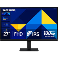 Samsung S3 S30GD 27" Monitor - LS27D300GANXZA-Experience stunning colours across the entire display with the IPS panel. Colours remain bright and clear across the screen, even when you change angles. Tones and shades are represented consistently and beautifully with less colour washing