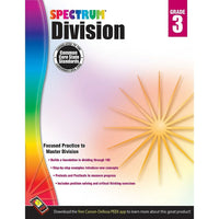 eBook: Spectrum 704508-EB Division - Grade 3-You will receive two emails: one confirming your entire order, and one with a "Download Software" buttonYou can download immediately or return to your email to download later