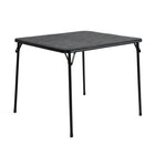 Homy Casa 33.5" Square Folding Game & Card Table-Effortless setup: No assembly required, unfold and use immediately.