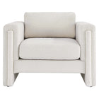 Modway Visible Boucle Fabric Armchair - Ivory-Weight Capacity: 330 lb
