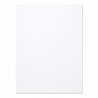 Royal Brites Heavyweight Poster Board - 22" x 28" - White-Ideal for school projects, signs and office presentations