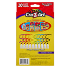 Cra-Z-Art Fineline Non-Washable Markers - 10 Pack-These classic Fineline markers make colouring easy, offer beautiful colour saturation with rich, vibrant colours to fuel imagination and help children spark their creativity