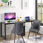 Homy Casa Desk Chairs with Armrests Beige Fabric  - 2 Pack-Perfect for Home offices, student study desks, meeting rooms, and shared workspaces