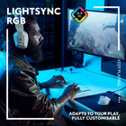 Logitech G502 X PLUS LIGHTSPEED Wireless RGB Gaming Mouse - Black-HERO 25K gaming sensor: Incredibly precise down to the sub-micron for high-precision accuracy with zero smoothing/filtering/acceleration for high gaming performance every time on the computer