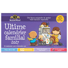 MotherWord 2026-2027 Magnetic Family Fridge Calendar - 9-1/2" H x 15" W - French-16 months: September 2026 - December 2027