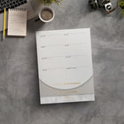 Mead West Village Notes Pad Set - 8" H x 6" W - Multi-Pad Layout (Daily/Weekly/Notes) - 60 Sheets - Set of 3-FSC  certified paper: Made from responsibly sourced materials