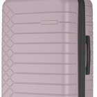 Bugatti Mecca Collection 30" Hardside Checked Spinner Luggage - Lilac-Made of ABS/PC