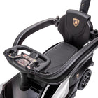 Aosom 3-in-1 Essenza SCV12 Kids Ride-On Push Car - White-Colour: White, Black 