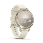 Garmin Lily 2 Active Lunar Fitness Tracker Smartwatch - Gold with Bone Silicone Band-8