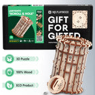 Mr.Playwood Labyrinth Scroll & Hole 3D Wooden STEM Puzzle - Set of 100-Very sturdy construction