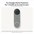 Google Nest Wired Doorbell (3rd Gen) - Linen-The Nest Doorbell can learn the faces of your friends and family, so you get alerted to who’s at the door before they even knock(Google Home Premium subscription required) .