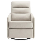 Modway Etta Upholstered Fabric Lounge Chair - Oatmeal-Assembly Required