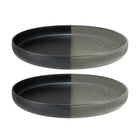 Maxwell & Williams Umi Round Rim Platter - 28 cm - 2 Pack-Microwave Safe