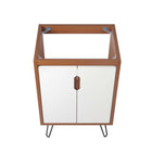 Modway Energize 24" Bathroom Vanity Cabinet - Cherry/White-Sink Basin and Fixtures Not Included
