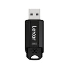 Lexar JumpDrive S80 USB 3.2 Gen 1 Flash Drive - 256GB - Black-Securely protects files using an advanced security software with 256-bit AES encryption