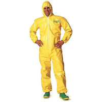 Dupont Personal Protection, Tychem 2000 Coveralls, 2X-Large, Yellow - 4 Pack-Colour: Yellow