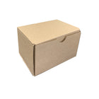 Abbey Tuck In Mailing Boxes - 32 ECT E Flute Kraft Plain - 5-1/2" L x 4-1/4" W x 3-1/2" H - 50 Pack-Versatile box that will safely contain electronics or high value products
