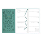Letts of London 2027 Woodland Week to View Slim Size Planner - 5-7/8" x 3-1/8" - Green - Multilingual-12-Month: January 2027 to December 2027