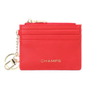 Champs Iconic Keychain Cardholder - Red-RFID Blocking Card Holder