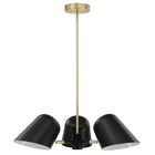 Modway Briana 3-Light Pendant Light - Black-Bulb: 3 E26 40W Max (Not Included)