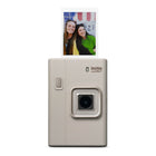 INSTAX MINI LiPlay+ Hybrid Instant Camera & Smartphone Printer - Sand Beige-Hybrid instant camera and smartphone printer