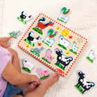 Melissa & Doug Farm Animals Sound Puzzle (LCI726)-Made from Wood