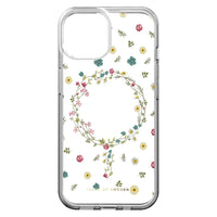 Ideal of Sweden Clear Mid MagSafe Case iPhone 17e/16e/15/14/13 - Petite Floral-Protective design with raised edges to protect the camera and screen