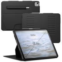 Zugu Case iPad Pro 12.9" (2018/2020) & iPad Air 13" (2024) - Black-Magnetic Folio Case