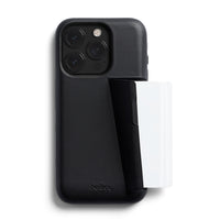 Bellroy 3-Card Cell Phone Case for Apple iPhone 15 Pro  - Black-Fits up to 3 cards
