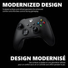 Xbox Wireless Gaming Controller - Carbon Black -Includes Xbox Wireless and Bluetooth technology for wireless gaming on supported consoles, Windows 10 PCs, Android and iOS phones, and tablets