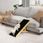 PawHut 33" Foldable Dog Ramp with 4-Level Adjustable Height-Lays flat for easy, compact storage 